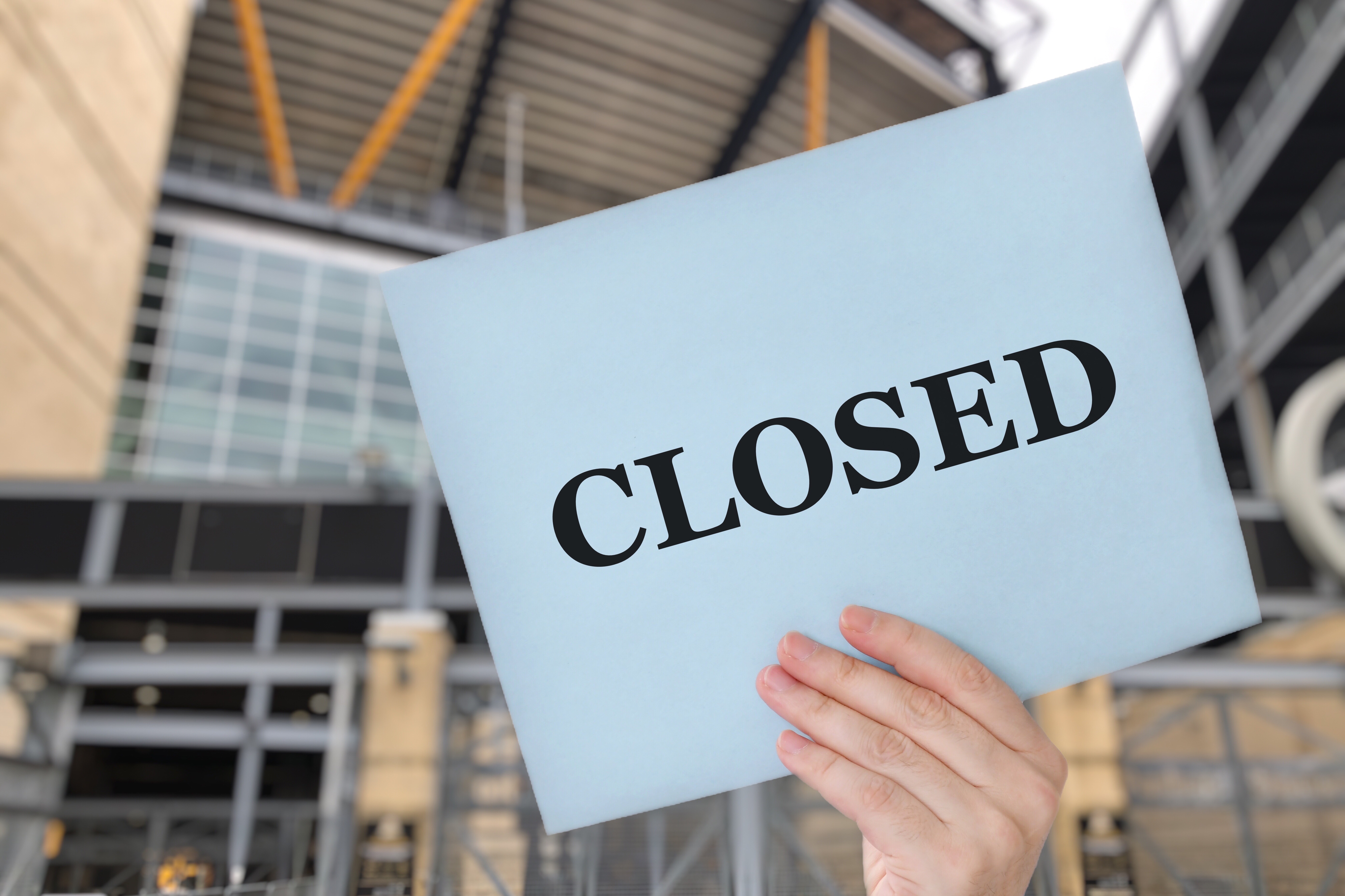Closed sign